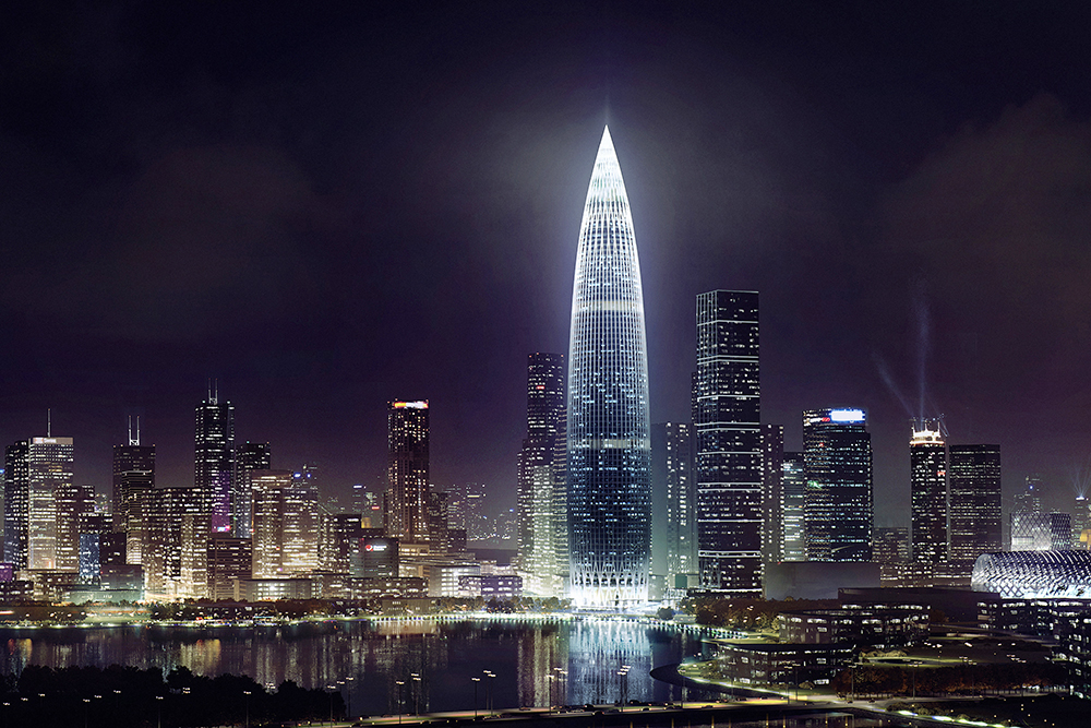 918博天堂幕墙华南大区中标 深圳南山区第一高楼